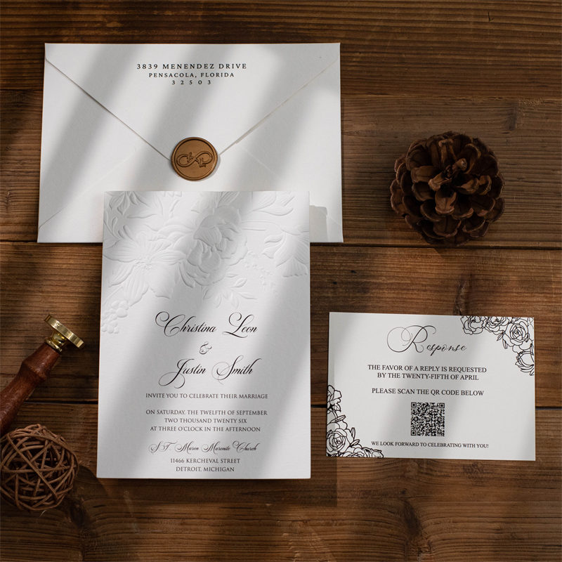 Tarjetas con Impresion Embossing CSEP002