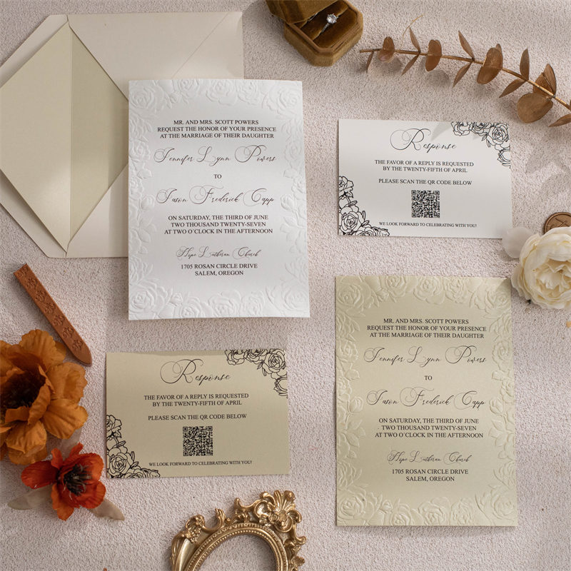 Tarjetas con Impresion Embossing CSEP003