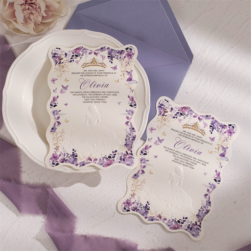 Tarjetas con Impresion Embossing CSEP005