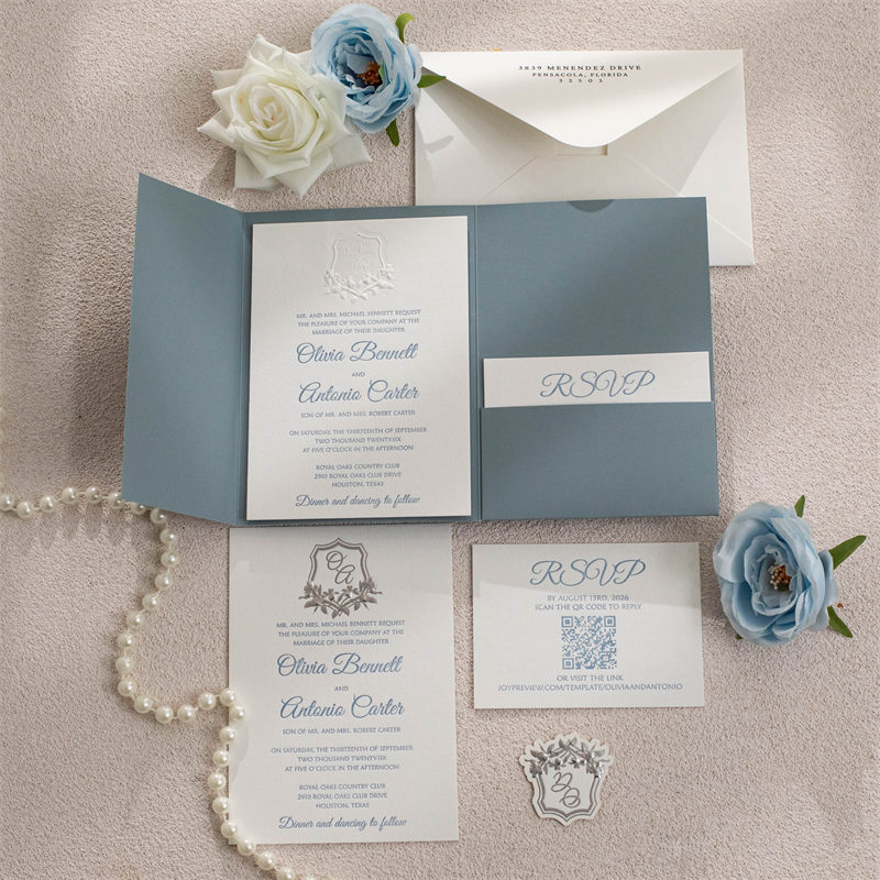 Tarjetas con Impresion Embossing CSEP007