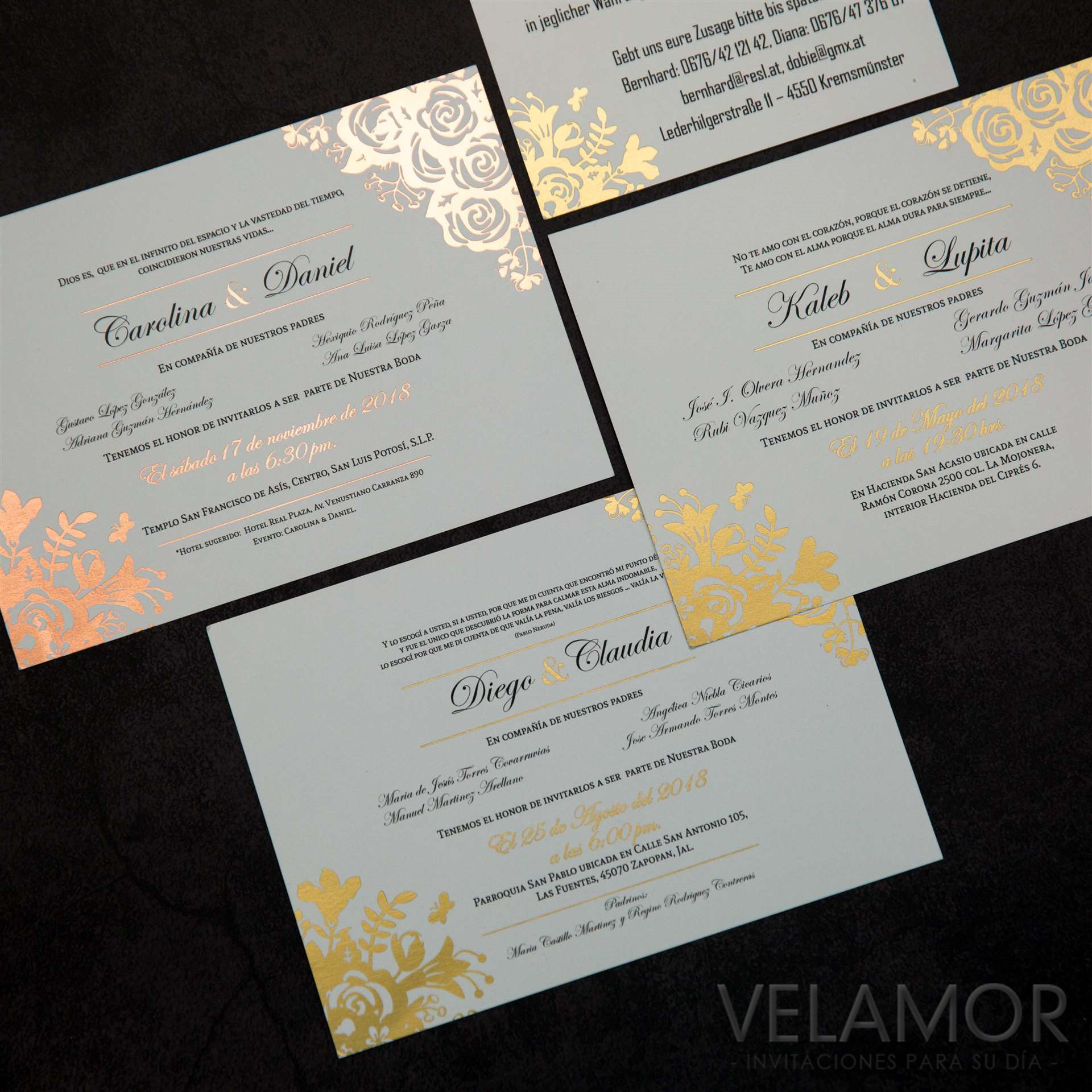 Tarjetas de Foil Diseño F12
