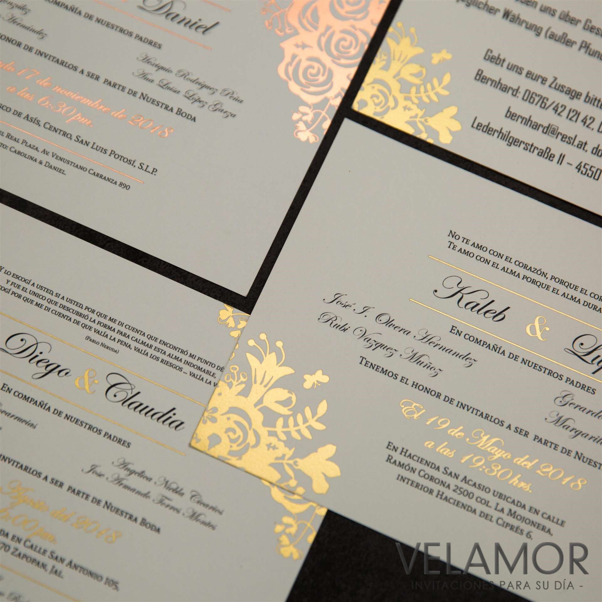 Tarjetas de Foil Diseño F12