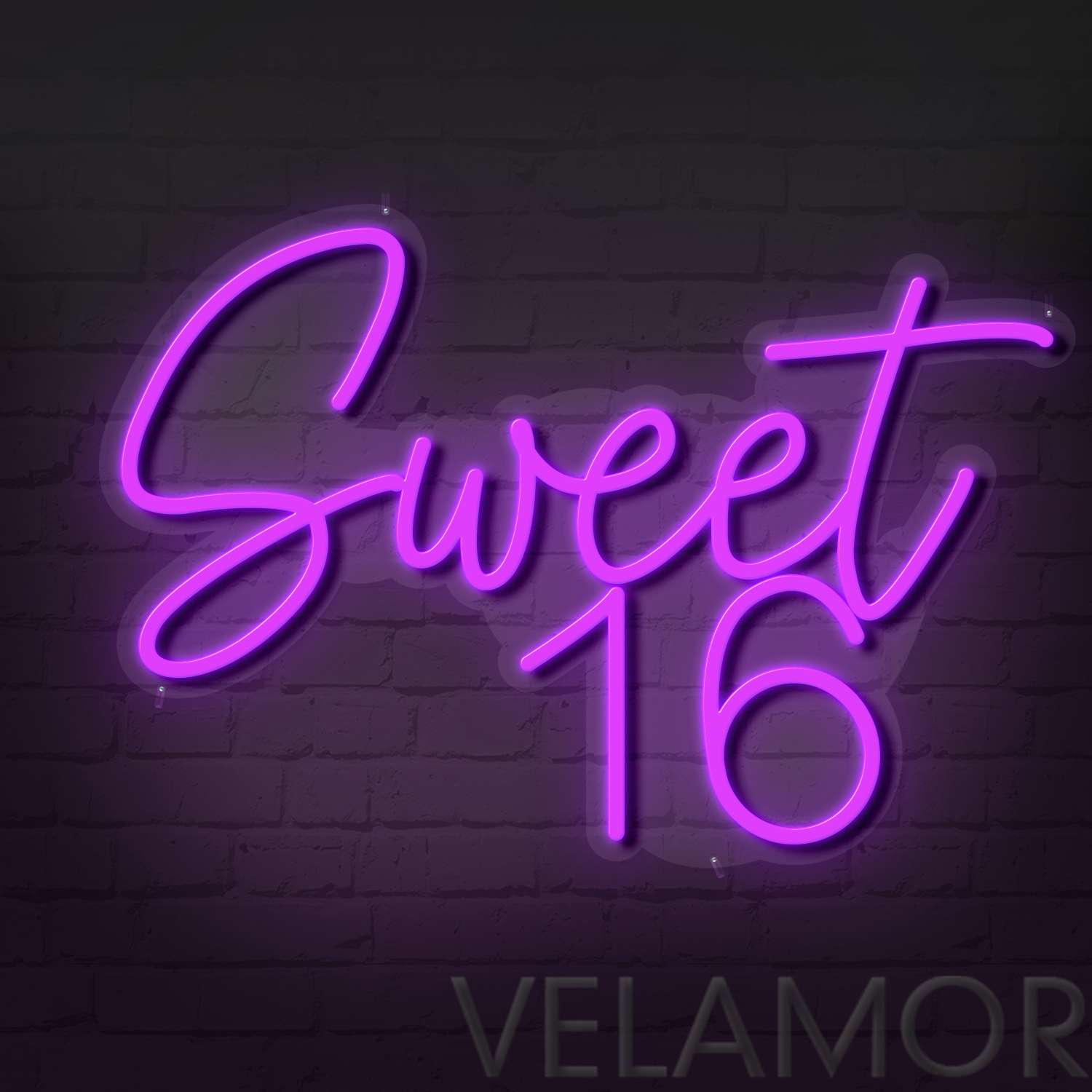 Letrero de Neón Dulces 16 -estilo1