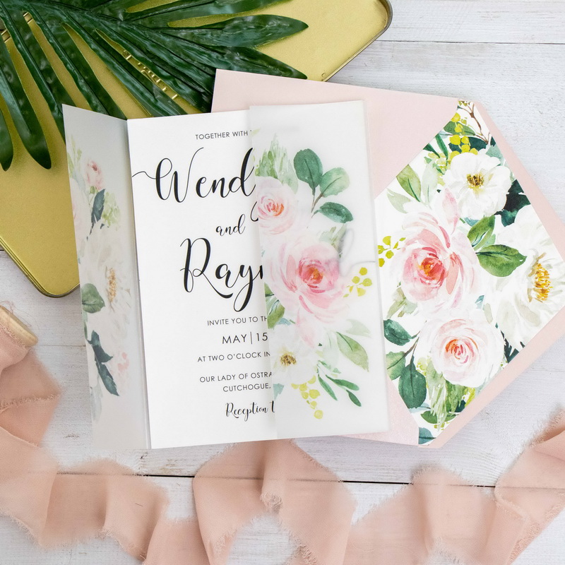 Romántico Flor Envolvente Albanene WPV0005